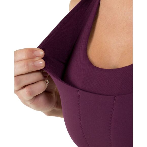 Lululemon Stuff your‎ Bra Tank II in Plum Raspberry Glo Light Women’s Size 6 - Picture 2 of 6